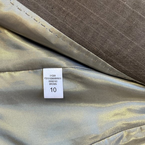 TALL Long Tall Sally UK Linen Blend Blazer Sz UK 10 (US 6) - Picture 14 of 15